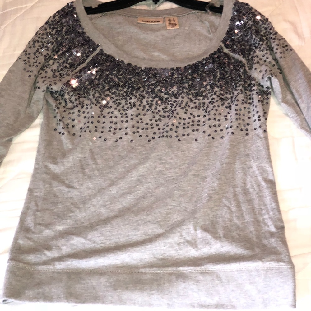 Scoop necked sweater
